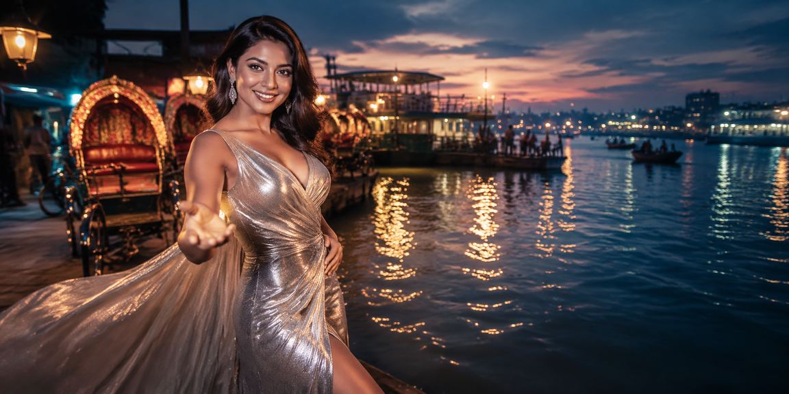 ঢাকার রাস্তার রিকশায় ৭৭এফডি প্রচার কার্যক্রম